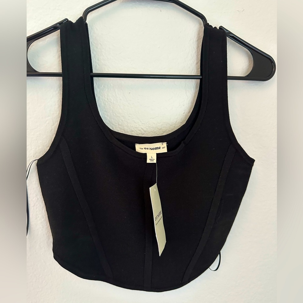 Boutique stretchy corset tank 😍